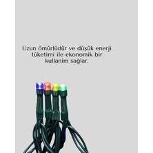 Noel ve Parti Dekorasyonu Için 2x2 LED Perde Işık – 8 Fonksiyonlu