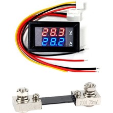 Normadia Dijital Volt ve Ampermetre Seti, Şönt Bara Direnci ile Çok Fonksiyonlu