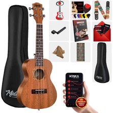 Midex SP-21MC Set Maun Soprano Ukulele (Case Tuner Metod Askı Pena)