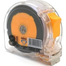 Normadia Şeffaf Şerit Metre 8 M x 25 Mm, Pratik ve Dayanıklı Ölçüm Aracı