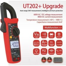 Normadia Dijital Pensampermetre UT202+ 400A True Rms, Yüksek Hassasiyetli Ölçüm