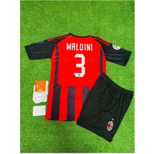 M.i.l.a.n 2007 Sezonu Paolo Maldini Nostalji Çocuk Forması 4'lü Set