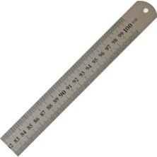 Normadia Çift Taraflı Çelik Cetvel 1000 x 35 Mm, Hassas Ölçüm ve Dayanıklılık