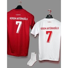 Kerem Aktürkoğlu Türkiye Milli Takımı 2li Set Yetişkin Taraftar Forması