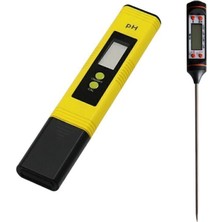 Normadia Su ve Akvaryum Için Hassas Dijital Termometreli ve Ph Ölçer Seti