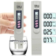 Normadia Dijital Tds Metre Su Kalite Ölçer 0-9990 Ppm, Sıcaklık ve Hold Fonksiyonu