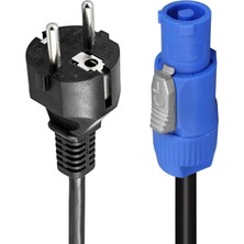 Normadia Powercon 5 Metre 3X1MM Siyah Güç Kablosu