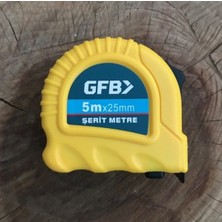 Normadia 5 Metre Çelik Şerit Metre, 25MM, Kırılmaz, Dayanıklı ve Hafif Tasarım