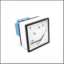 Normadia Analog Voltmetre 0-400V 96X96 mm (90°) Güçlü ve Güvenilir Ölçüm Cihazı