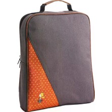 Pisikopat Modern Minimal Tasarımlı Küçük Prens Desenli Sanatsal Panelli Canvas Laptop & Sırt Çantası