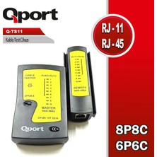 Normadia Q-TS11 RJ11/45 Kablo Test Cihazı, Güvenilir Bağlantı Kontrolü