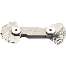 Normadia Yüksek Kalite Radius Mastarı 15,5X25 Mm, Dayanıklı ve Güvenilir Ürün