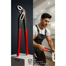 Belle Fusion Mey Ithalat® Profesyonel Ayarlı Fort Pense - 10 Inç Chrome Vanadium Zırhlı Seri, Yüksek Torklu Kanal Pense