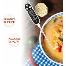 Normadia Dijital Gıda Termometresi, Sıvı ve Katı Sıcaklık Ölçüm Cihazı