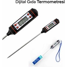 Normadia Dijital Gıda Termometresi, Sıcaklık Ölçüm Cihazı, Et, Süt, Yemek Için