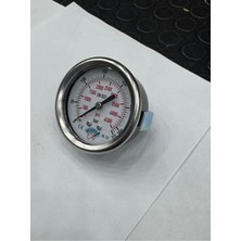 Normadia Ø 100 mm Gliserinli Tip Manometre 1/2'' Arkadan Bağlantı 0-315 Bar