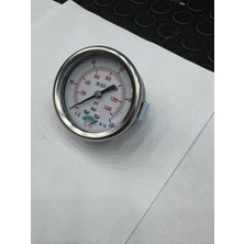 Normadia Ø 50 mm Kuru Tip Manometre 1/4'' Arkadan Bağlantılı Pirinç Inox 0-100 Bar