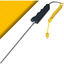 Normadia K Tipi Uzun Problu Sıcaklık Ölçer 600°C, Güçlü ve Hassas Ölçüm Cihazı