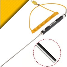 Normadia K Tipi Sıcaklık Prob 17 cm Standart Düz Uçlu, -50°c +500°C Aralığında