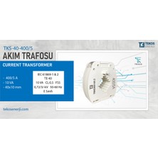 Normadia 400/5 Akım Trafosu 40×10, Cl:0,5, 10 Va, Yüksek Hassasiyet ve Güvenilirlik