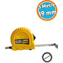 Normadia Bükülebilir Metal Şerit Metre, 5 M, En 19 Mm, Plastik Kasa