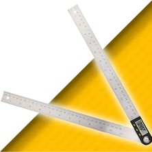 Normadia Dijital Açı Ölçer 30CM, 360° Dönebilir, Hassas ve Kullanışlı Ölçüm Cihazı