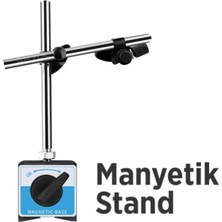 Normadia Manyetik Standlı Komparatör Saati, Hassas Ölçüm Için Güçlü ve Güvenilir