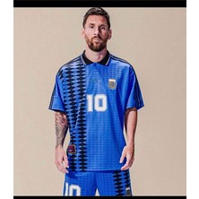Arjantin 2023/24 Yeni Sezon Lionel Messi Ikonik Özel Nostalji Efsane Forması