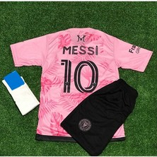 I.n.t.e.r Miami 2024/25 Yeni Sezon Lionel Messi Çocuk Forması 3'lü Set