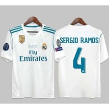 R.madridd 2018 Kiev Şampiyonlar Ligi Finali Sergio Ramos Forması (Kısa)