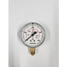 Normadia Çap 63, 400 Bar, Alt Bağlantı, Kuru Manometre, Yüksek Hassasiyet