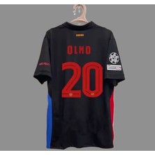 Barcelona 2024/25 Yeni Sezon Dani Olmo Deplasman Forması (BLACK)76467456354364
