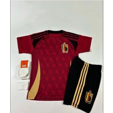 Belçika 2024/25 Yeni Sezon Isimsiz Çocuk Forması 4'lü Set