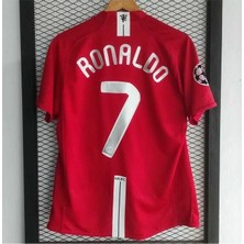 M.unitedd 2008 Moskova Şampiyonlar Ligi Finali Cristiano Ronaldo Forması (Kısakol)