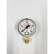 Normadia Çap 50, Alt 40 Bar, Kuru Manometre, Yüksek Hassasiyetli Ölçüm Cihazı