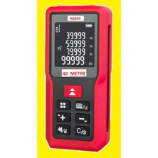 Normadia 40 Metre Lazer Mesafe Ölçer, Su Geçirmez, Hafızalı, Uzun Ömürlü