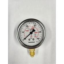 Normadia Çap 63, 250 Bar, Gliserinli Manometre, Yüksek Performans ve Güvenilirlik