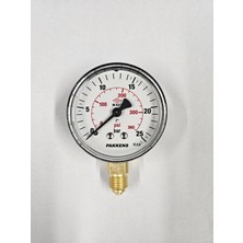 Normadia Çap 63, 25 Bar, Alt Tanı, Kuru Manometre, Yüksek Hassasiyetli Ölçüm