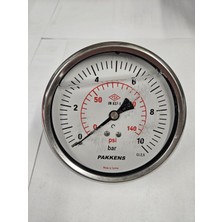 Normadia Çap 100 Arka 10 Bar Gliserinli Manometre Pakkende