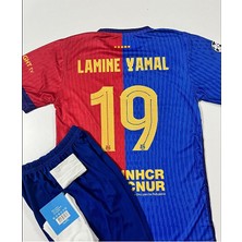 F.c B.a.r.c.e.l.o.n.a 2024/25 Yeni Sezon Lamine Yamal Iç Saha Çocuk Forması