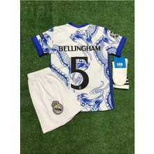 Real Madrid Yeni Sezon Jude Bellingham Yılan Desenli Özel Çocuk Forması 4'lü Set