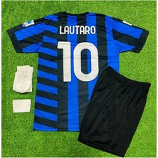 2024/25 Yeni Sezon Lautaro Martinez Iç Saha Çocuk Forması 4'lü Set