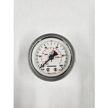 Normadia 50 mm Çap Kuru Manometre, 100 Bar Basınç Ölçüm Cihazı