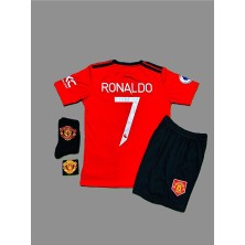 Cristiano Ronaldo 2021-22 Sezonu Manchester/united Çocuk Forması 4'lü SET34