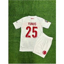 Türkiye Euro 2024 Yunus Akgün Iç Saha Çocuk Forması (Beyaz)