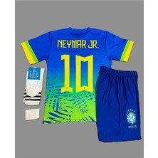 Neymar J.r. 2024-25 Yeni Sezon Brezilya Milli Takım Çocuk Forması