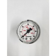 Normadia 50MM Çap, 60 Bar Basınca Dayanıklı, Yüksek Hassasiyetli Manometre