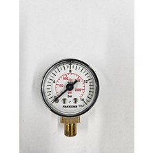 Normadia 40 mm Çaplı Alttan 16 Bar Kuru Manometre, Yüksek Hassasiyetli Ölçüm