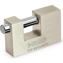 Mey İthalat Mey Ithalat® Sgs 1367 Cam Kapı Kilidi Kayar Milli Saten Kaplama 90 mm