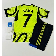 A.r.s.e.n.a.l 2023-24 Sezon Bukayo Saka Alternatif Çocuk Forması 4'lü Set